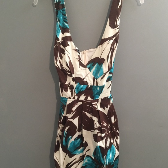 Maurices Dresses & Skirts - Blue-Brown Floral Dress